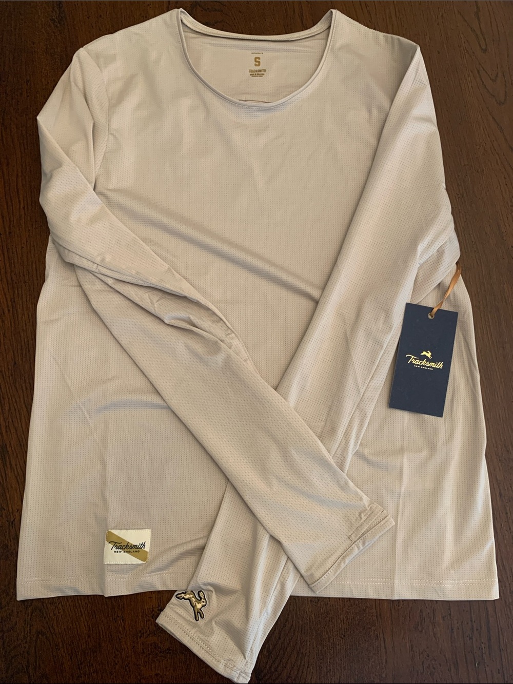 Tracksmith Chateau Gray Long Sleeve Twighlight Top | Women’s Small